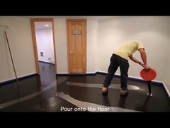 Пол эпоксидной смолы белым мраморным выглядеть металлический покрывая декоративный конкретный настил