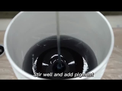 Высокий лоск заканчивает обслуживание и барьер металлического пола эпоксидной смолы покрывая свободные