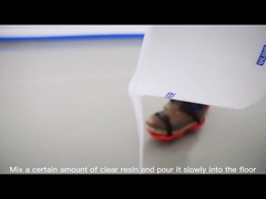 Быстрое леча покрытие пола хлопь эпоксидной смолы для коммерчески гаражей складов