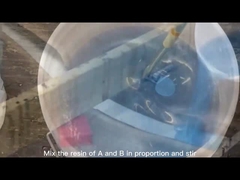 Кристально чистый столовой верх эпоксидная смола отвердитель 2 части устойчивый к ударам