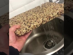 Нескользящая каменная эпоксидная декоративная напольная система для подъездов