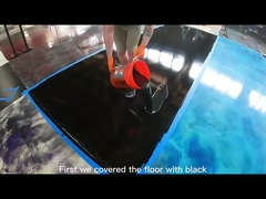 Без запаха тяжелое применение эпоксидная смола покрытие 1 мм металлическая динамическая