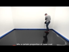 Глянцевое синее металлическое эпоксидное напольное покрытие сглаженное нетоксичное с низким запахом TDS