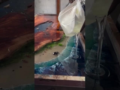 Панорамный вид с глубокой смолой