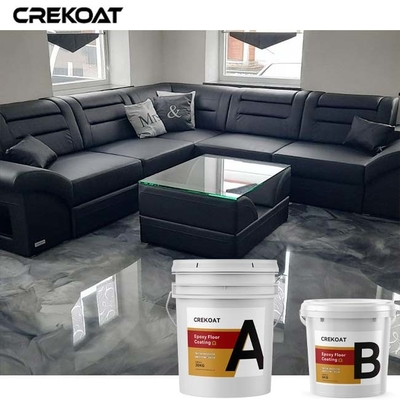 Оглушать финиши Marbleized покрытие пола эпоксидной смолы в коммерчески окружающих средах