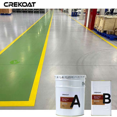 High Gloss Self Leveling Epoxy Floor Coating with 5:1 Mix Ratio and 12 Months Shelf Life in 20Kg/Bucket