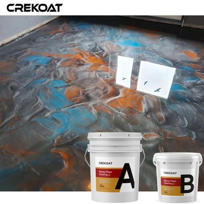 Уникальный металлический пол эпоксидной смолы покрывая Pearlescent свет отражательный